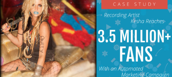 Case Study: Recording Artist Kesha Reaches 3.5 Million+ Fans with an Automated Marketing Campaign