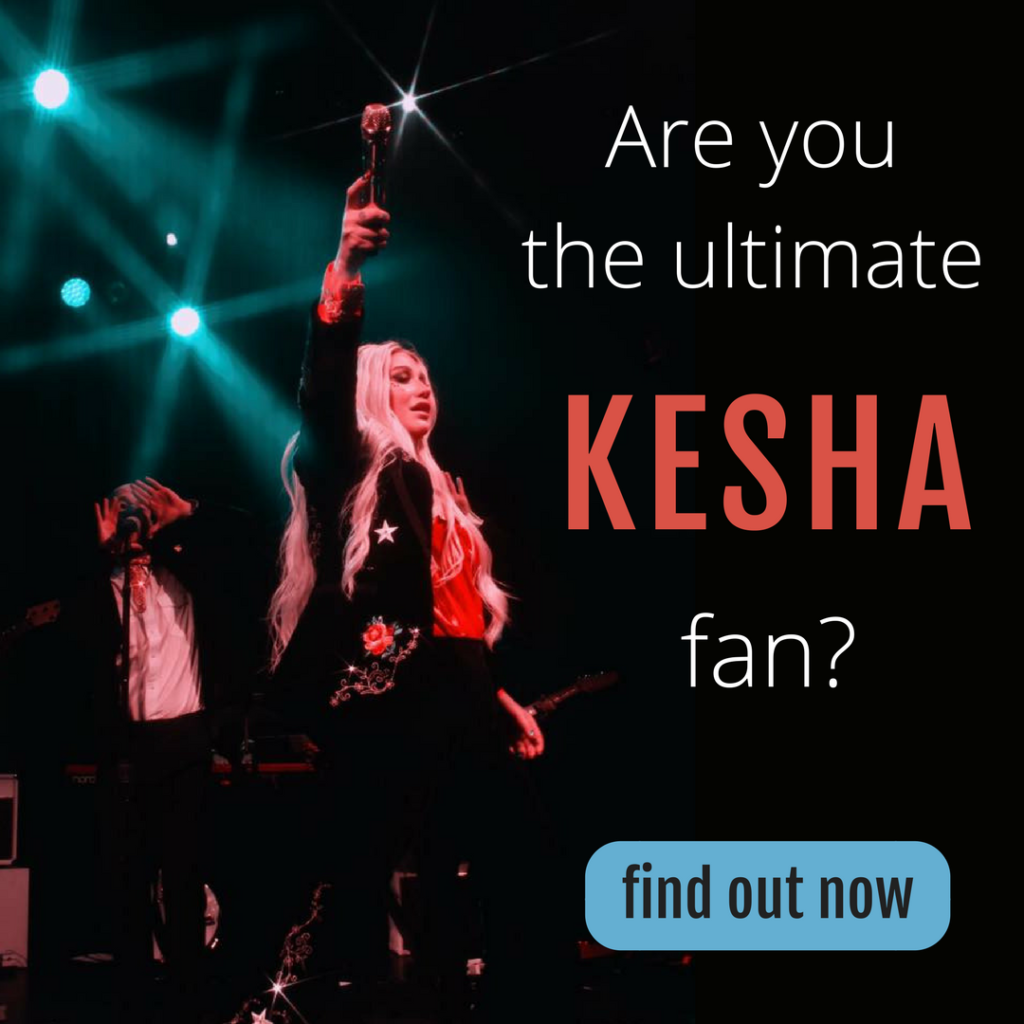 Are you the ultimate Kesha fan? Here's what fans would see when entering the campaign.