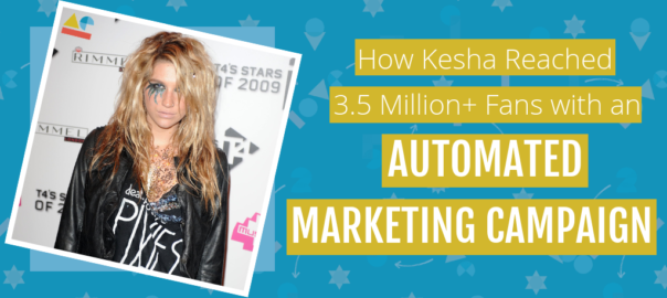 How Kesha reached 3.5 million fans with an automated marketing campaign by AE