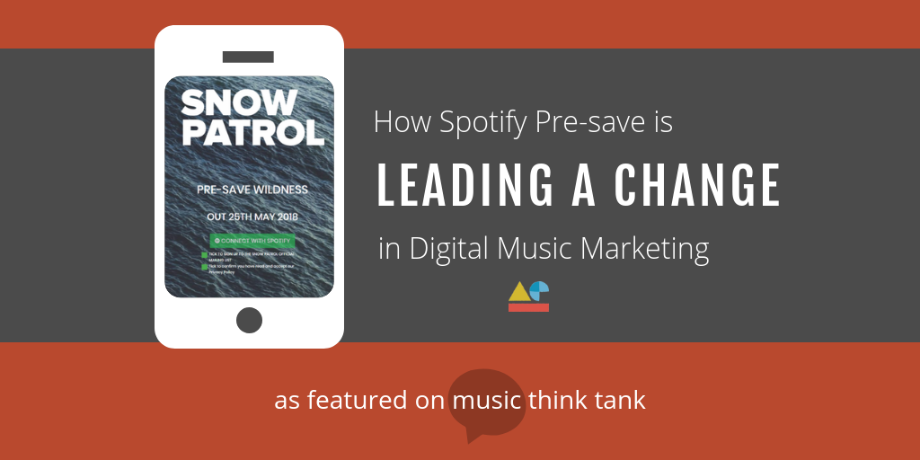 How Spotify Pre-Save is Leading a Change in Music Marketing