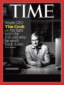 cover of time magazine with tim cook from apple