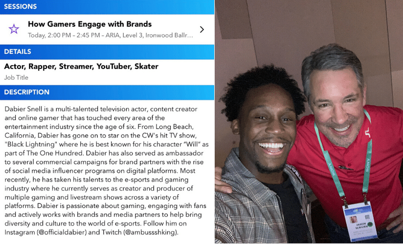 Jason met Dabier Snell at CES