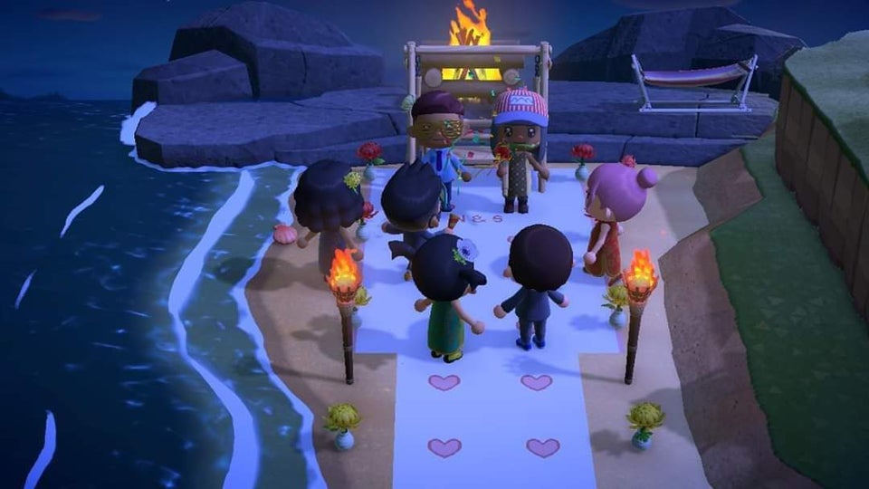 Reddit user holds in-game wedding in Animal Crossing: New Horizons