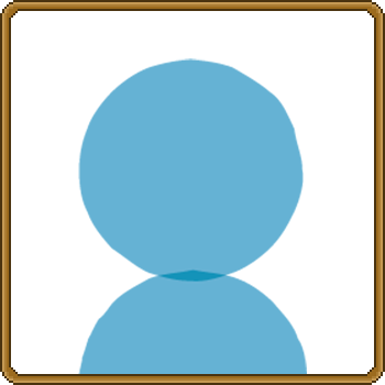 A pixel art frame with an icon of a person in it.